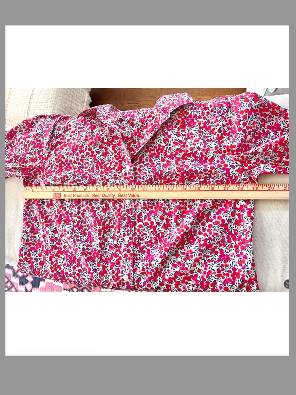 J. CREW The Perfect Shirt in Liberty Wiltshire Print - M - Picture 6 of 10